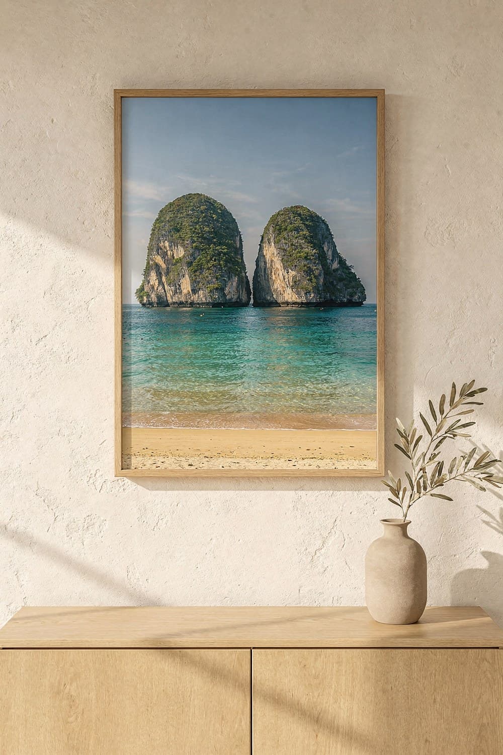 Quadro Aurora Mineral — impressão em vidro na parede